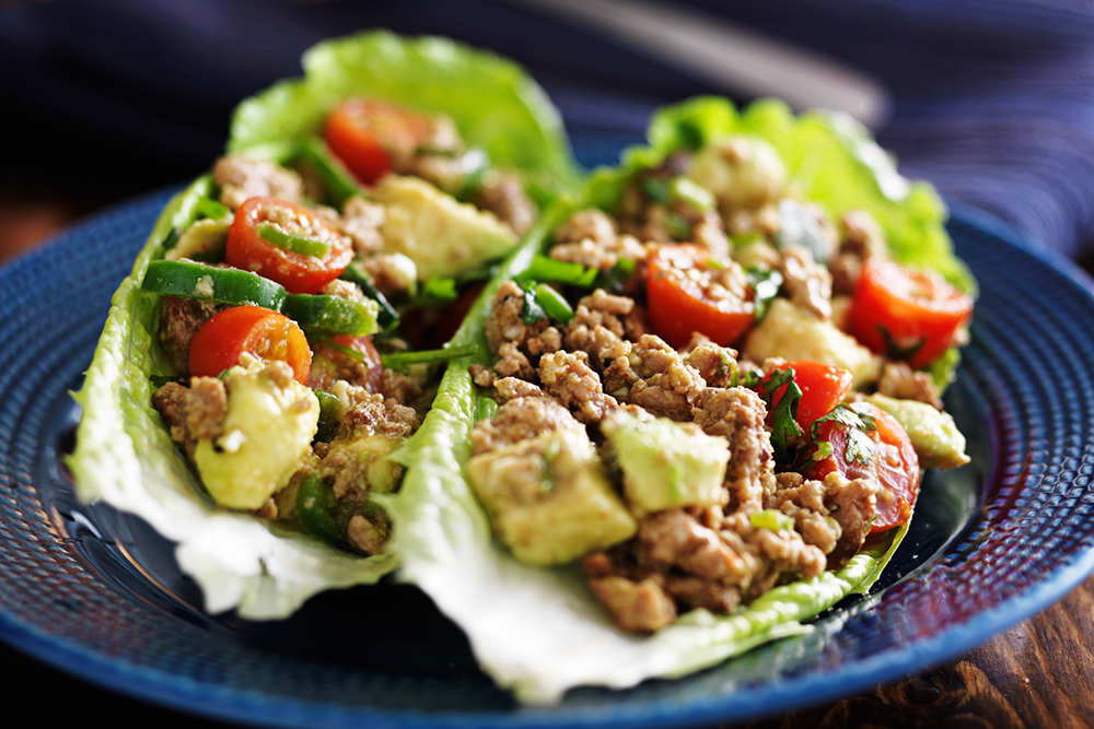 Tacos de Lechuga - Opción ligera